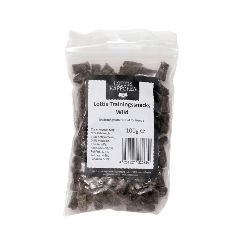 LOTTIS HÄPPCHEN Trainingssnack Wild 100 g Online Kaufen